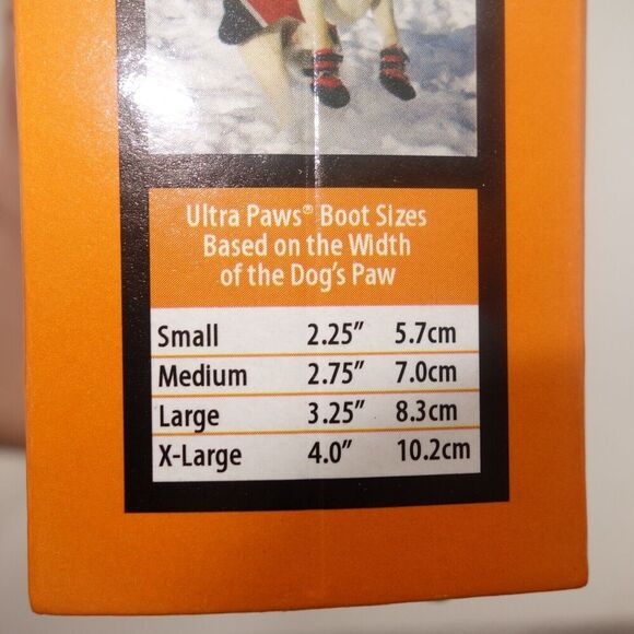 NEW Ultra Paws Rugged Dog Boots Shoes BLACK Medium 2.75" Paw - Picture 2 of 6